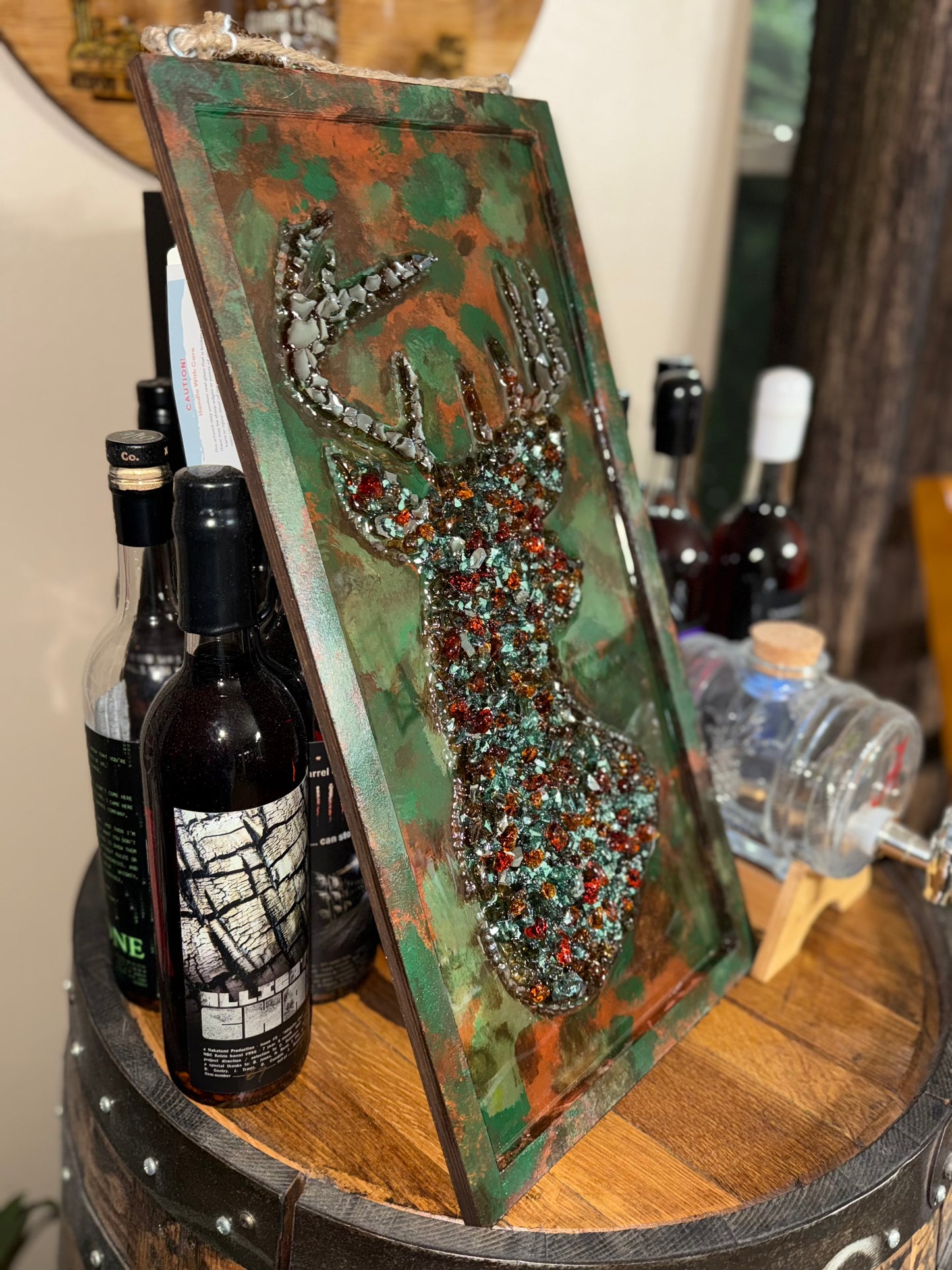 Deer Silhouette “Camo” 10x20