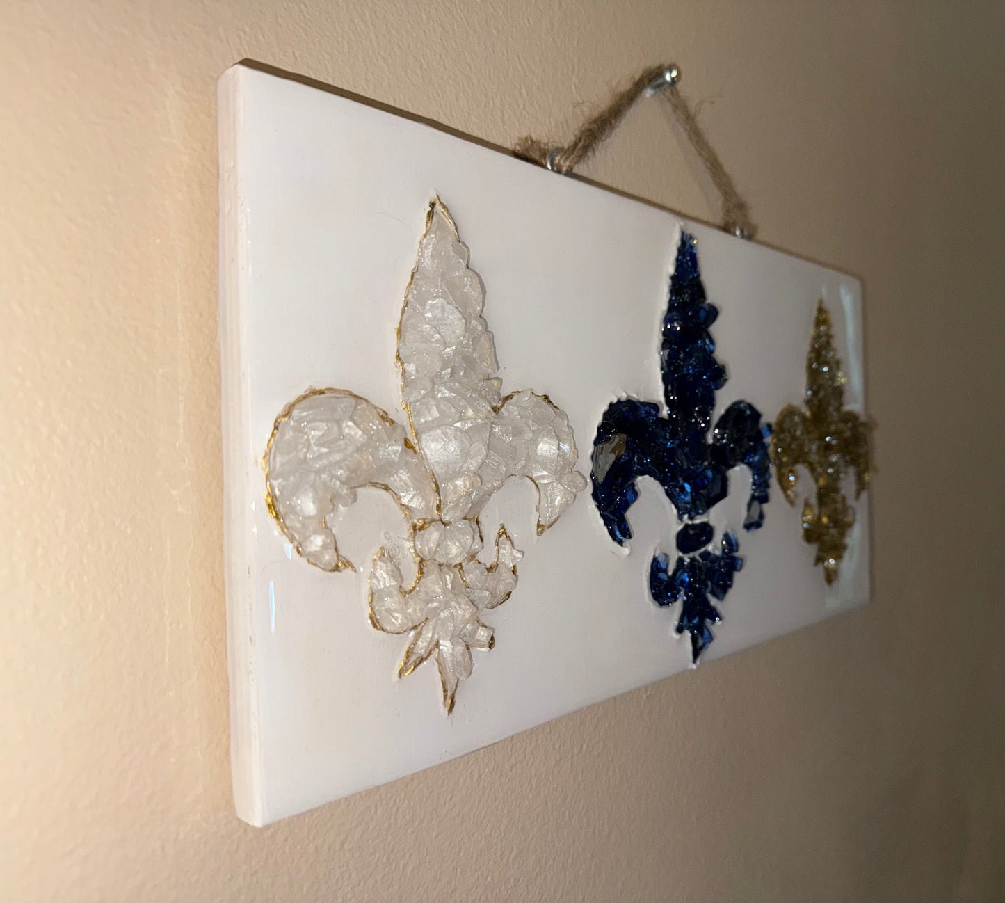 All Saints Fleur De Lis  7x14