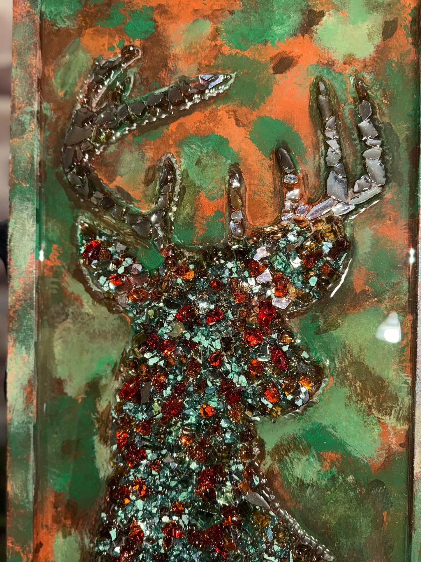 Deer Silhouette “Camo” 10x20