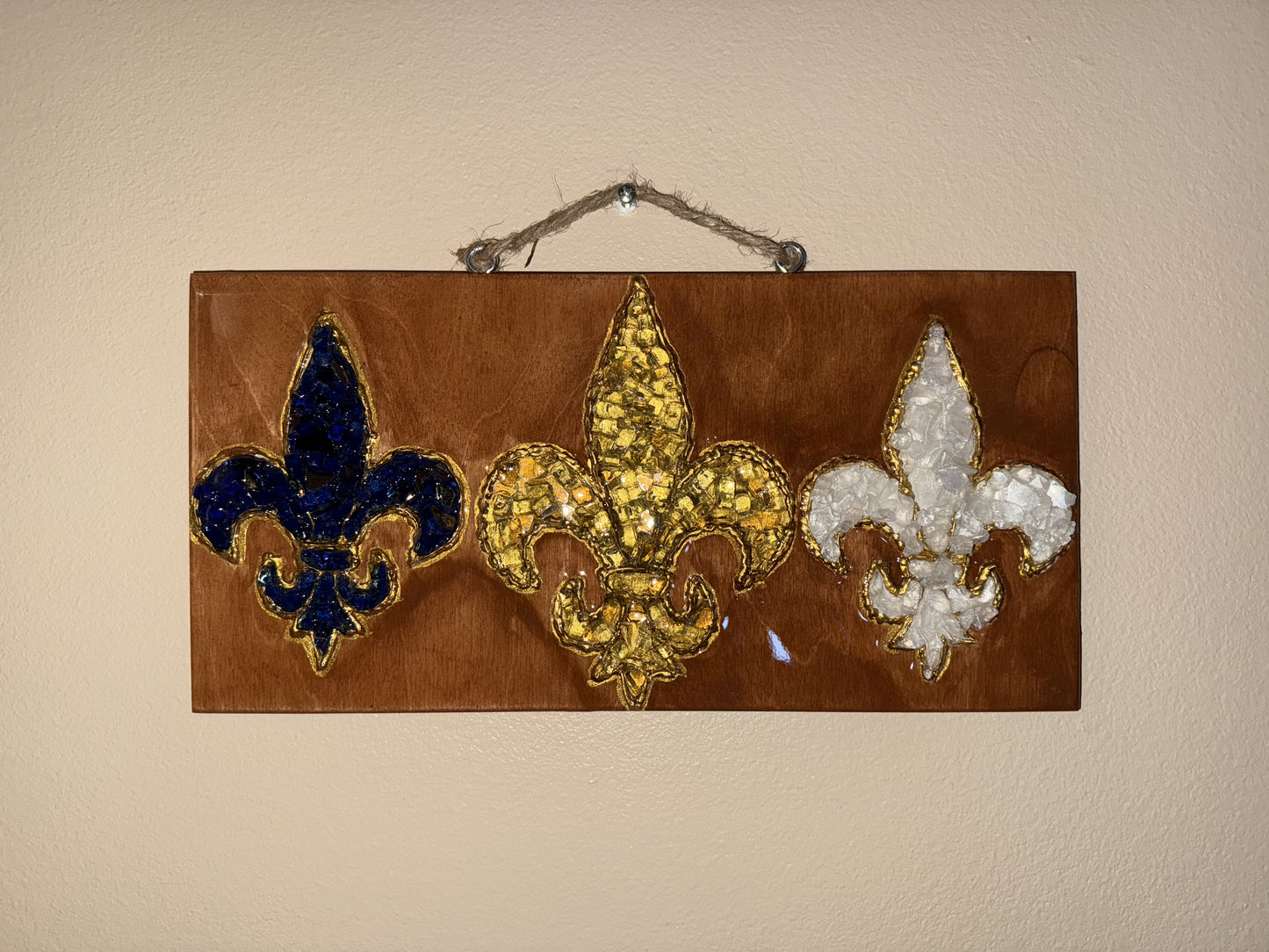 All Saints Fleur De Lis 7x14