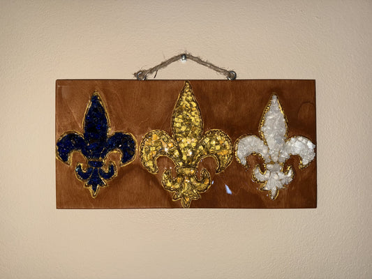 All Saints Fleur De Lis  7x14