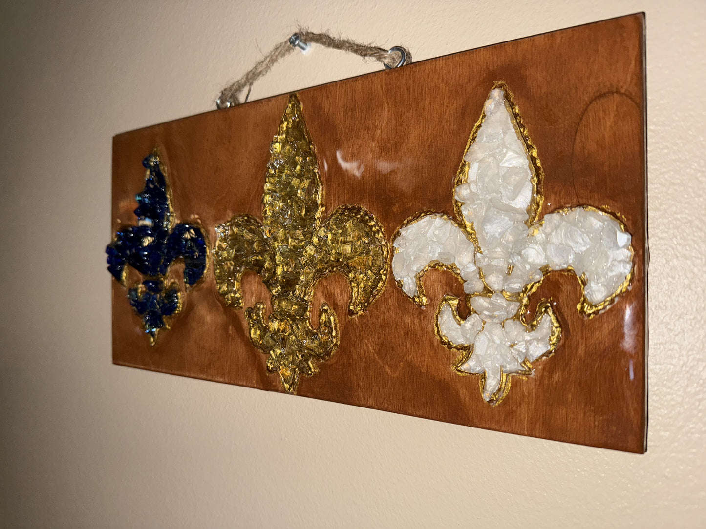 All Saints Fleur De Lis 7x14