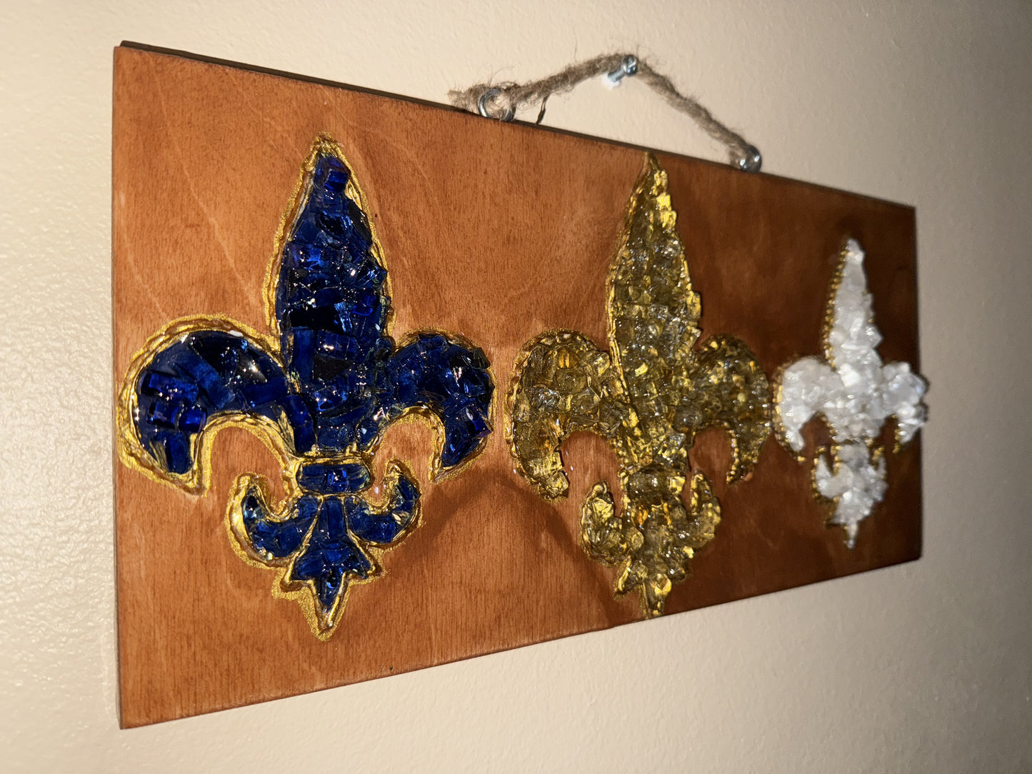 All Saints Fleur De Lis 7x14