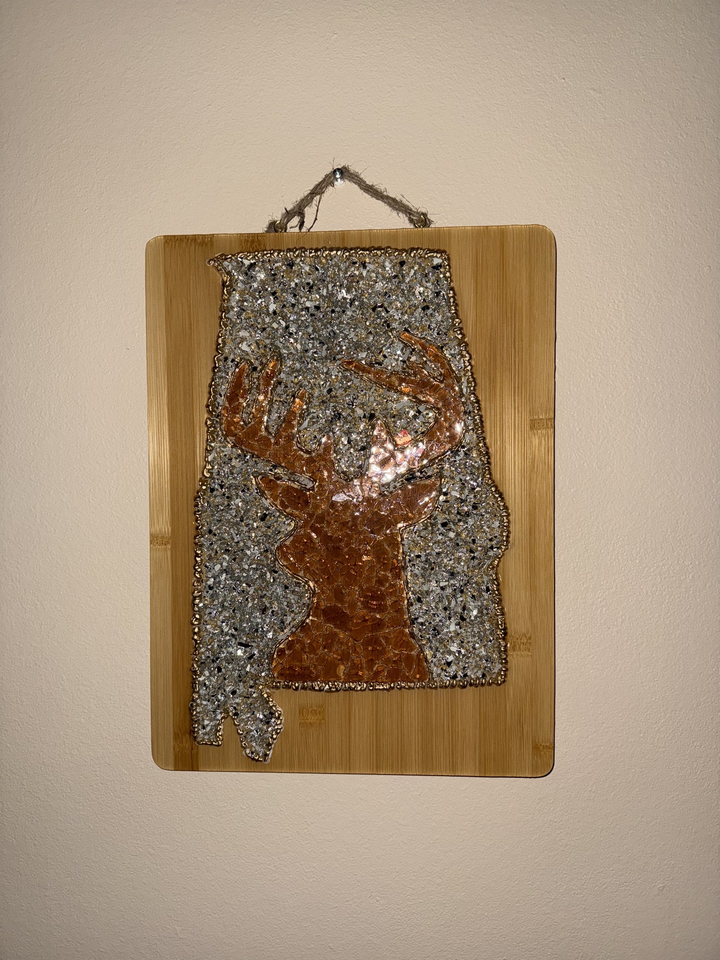 ALABAMA - BIG BUCK 12"X12" - RC189