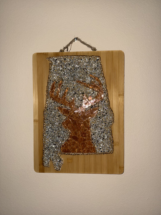 ALABAMA - BIG BUCK 12"X12" - RC189