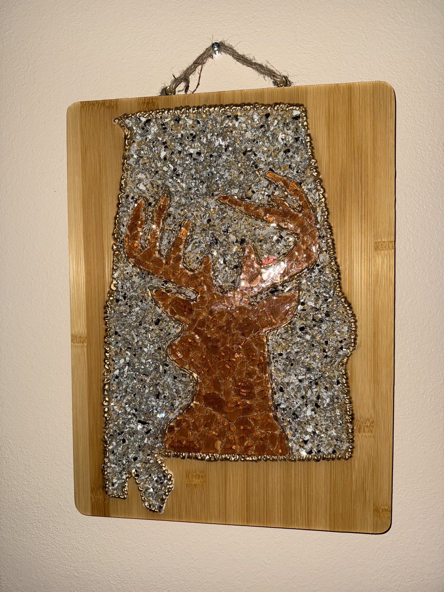 ALABAMA - BIG BUCK 12"X12" - RC189