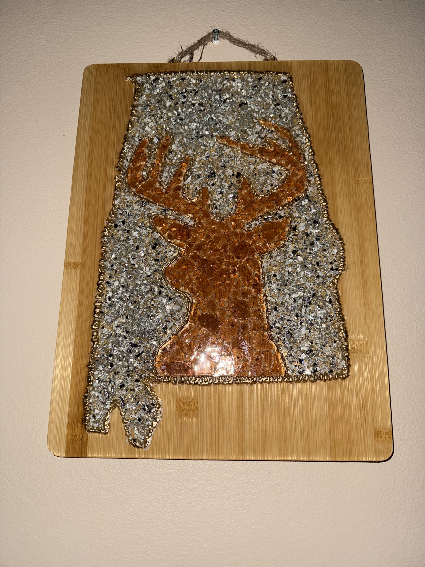 ALABAMA - BIG BUCK 12"X12" - RC189