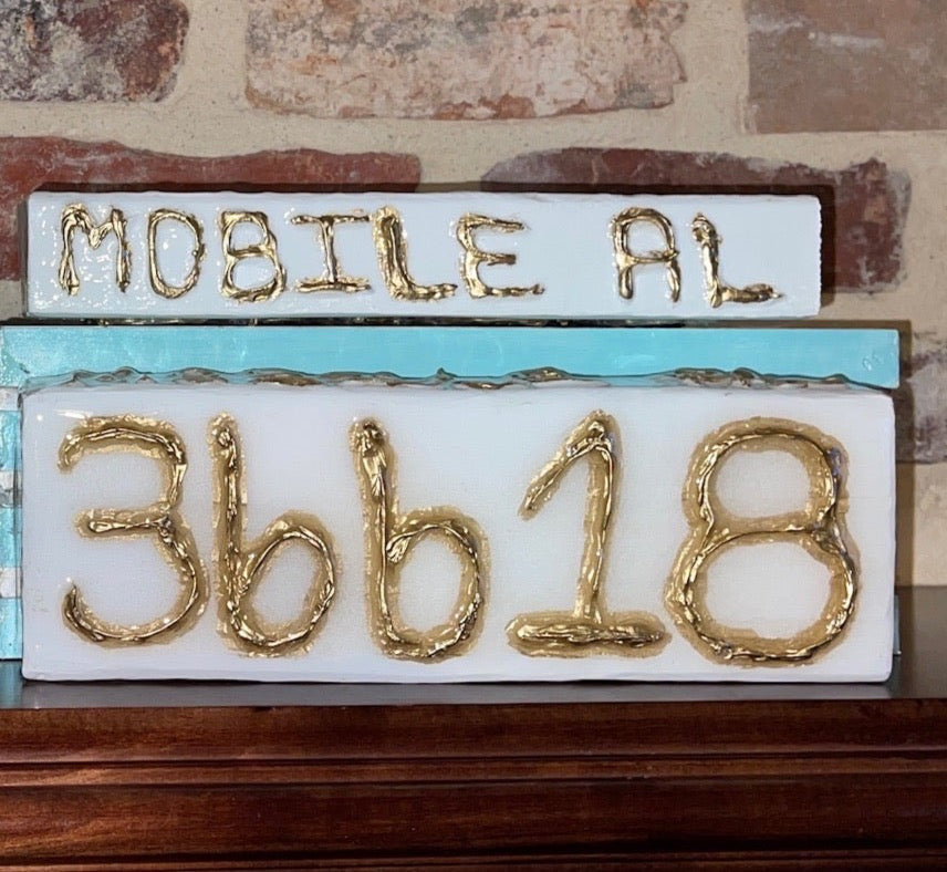 Zip Code Art - CUSTOM ORDER ONLY