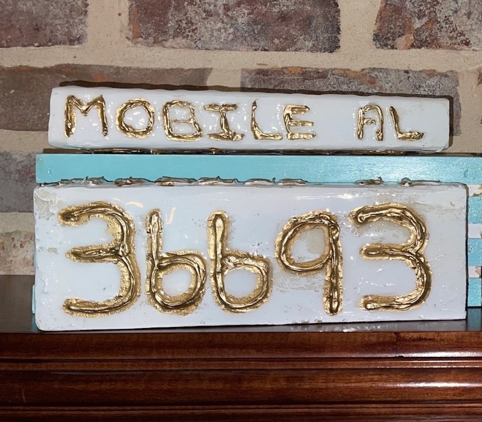 Zip Code Art - CUSTOM ORDER ONLY