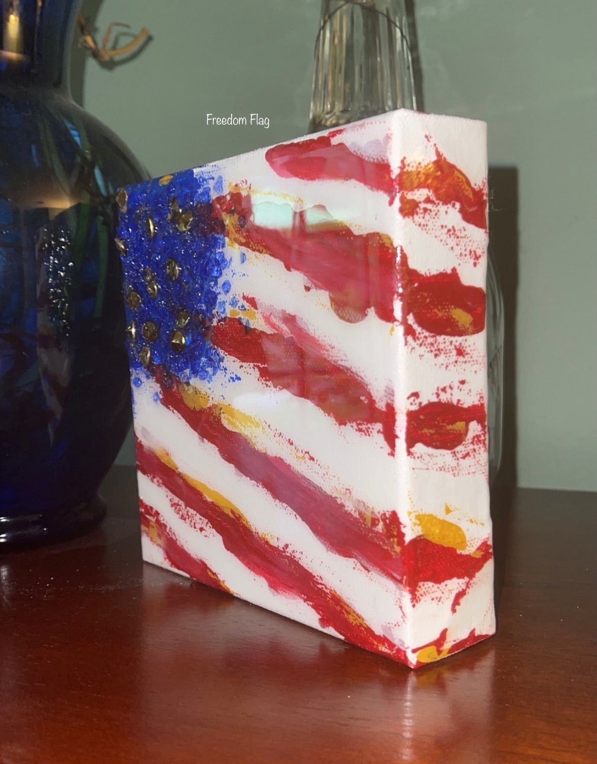 FLAG - USA Abstract 6x6