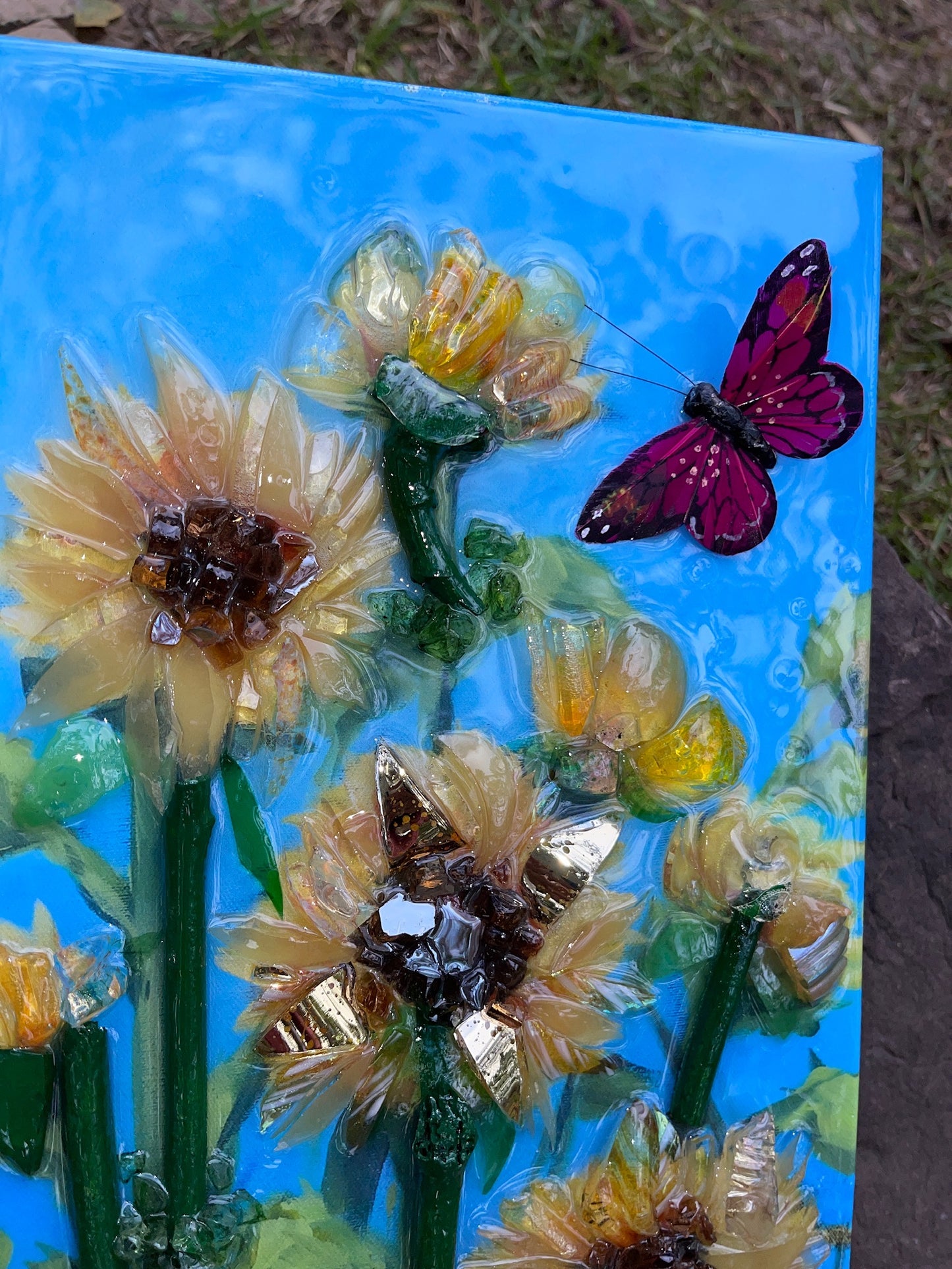 Sweet Summer Sunflowers 8X16