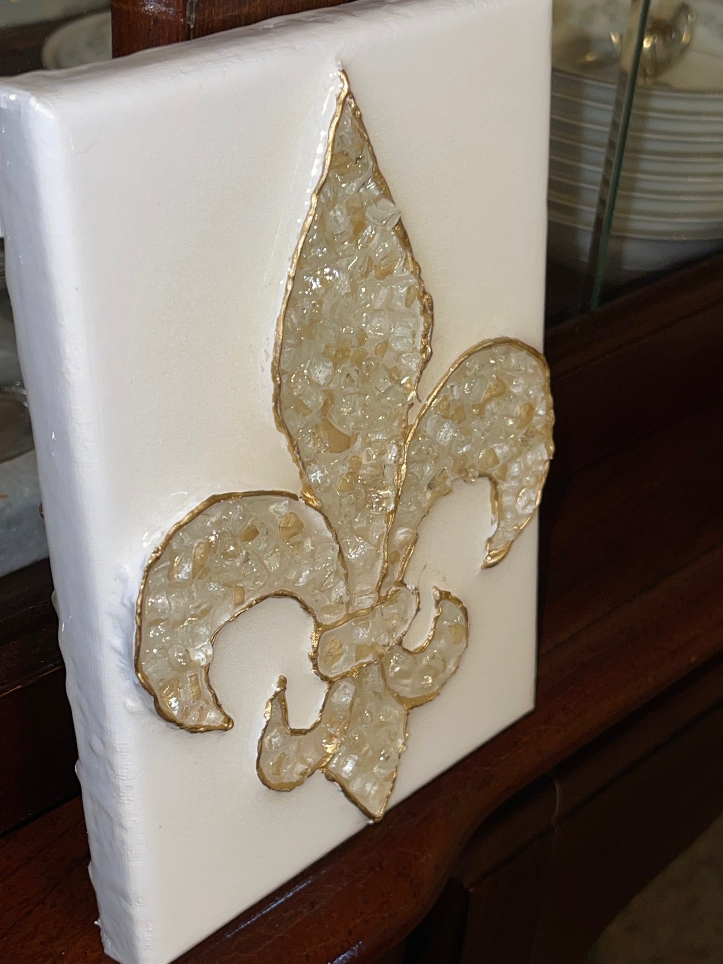 Fleur De Lis Clear 5x7