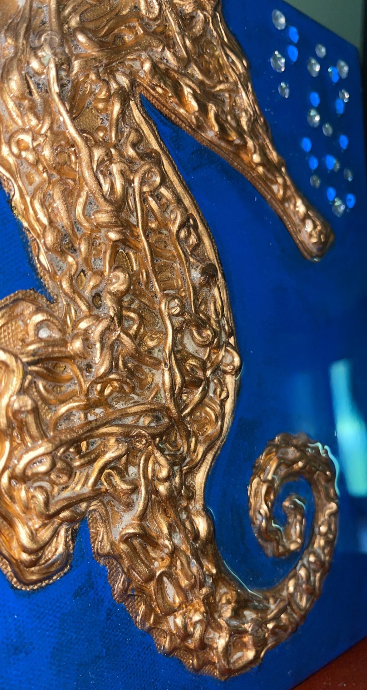 Seahorse Mixed Media 8X10