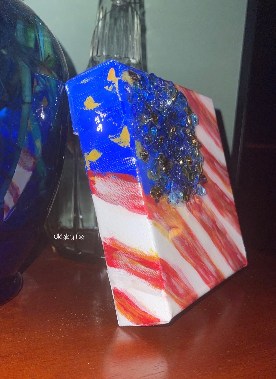 FLAG - USA Abstract 6x6