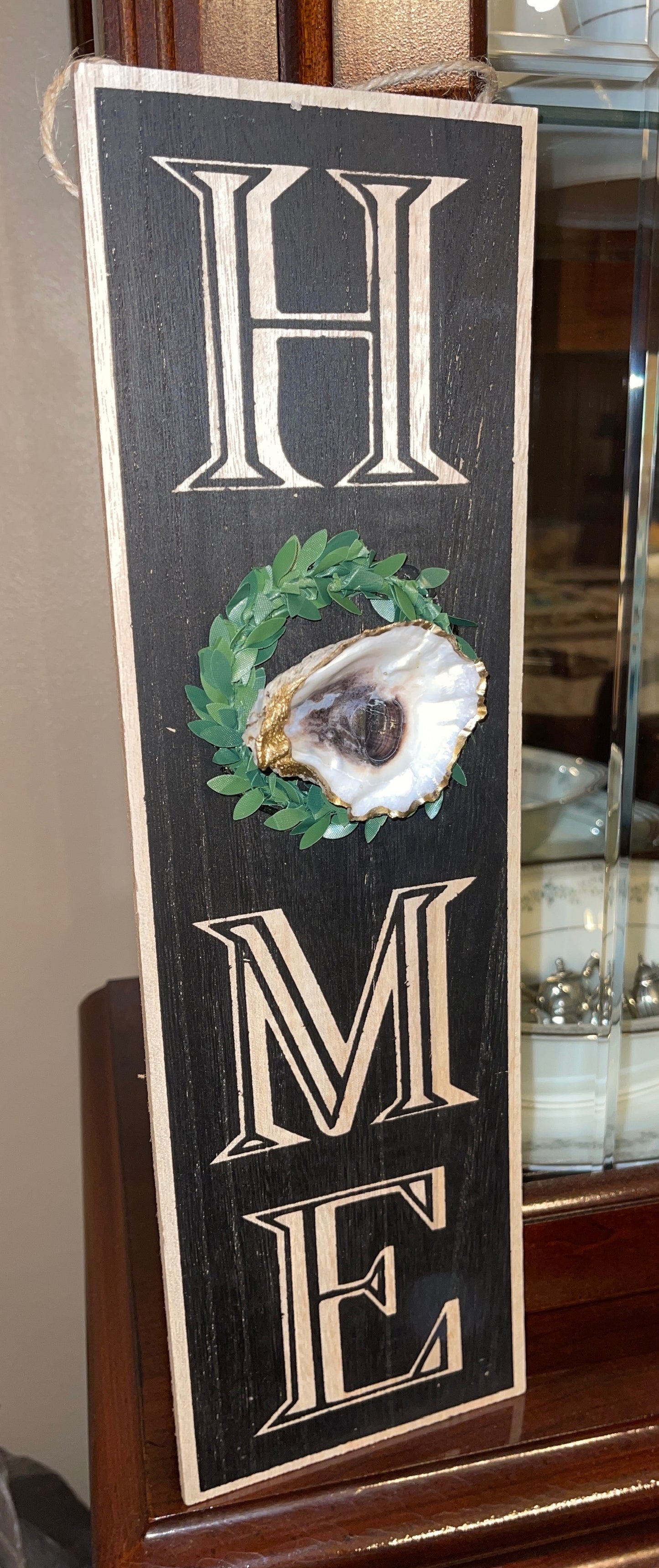 HOME OYS sign 5x16
