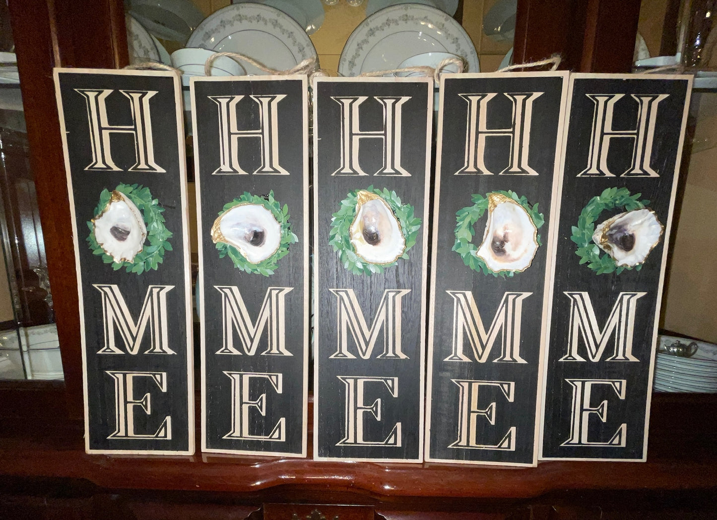 HOME OYS sign 5x16