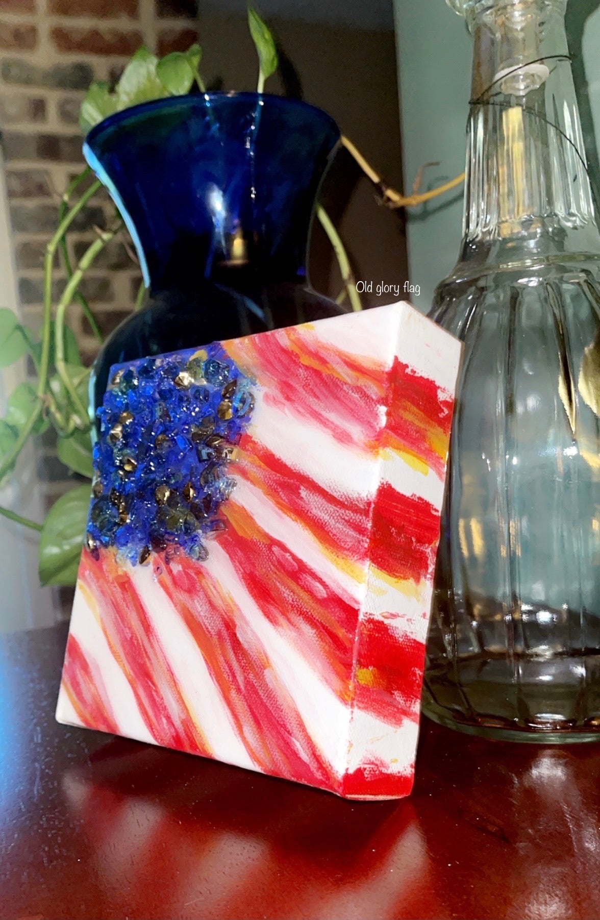 FLAG - USA Abstract 6x6