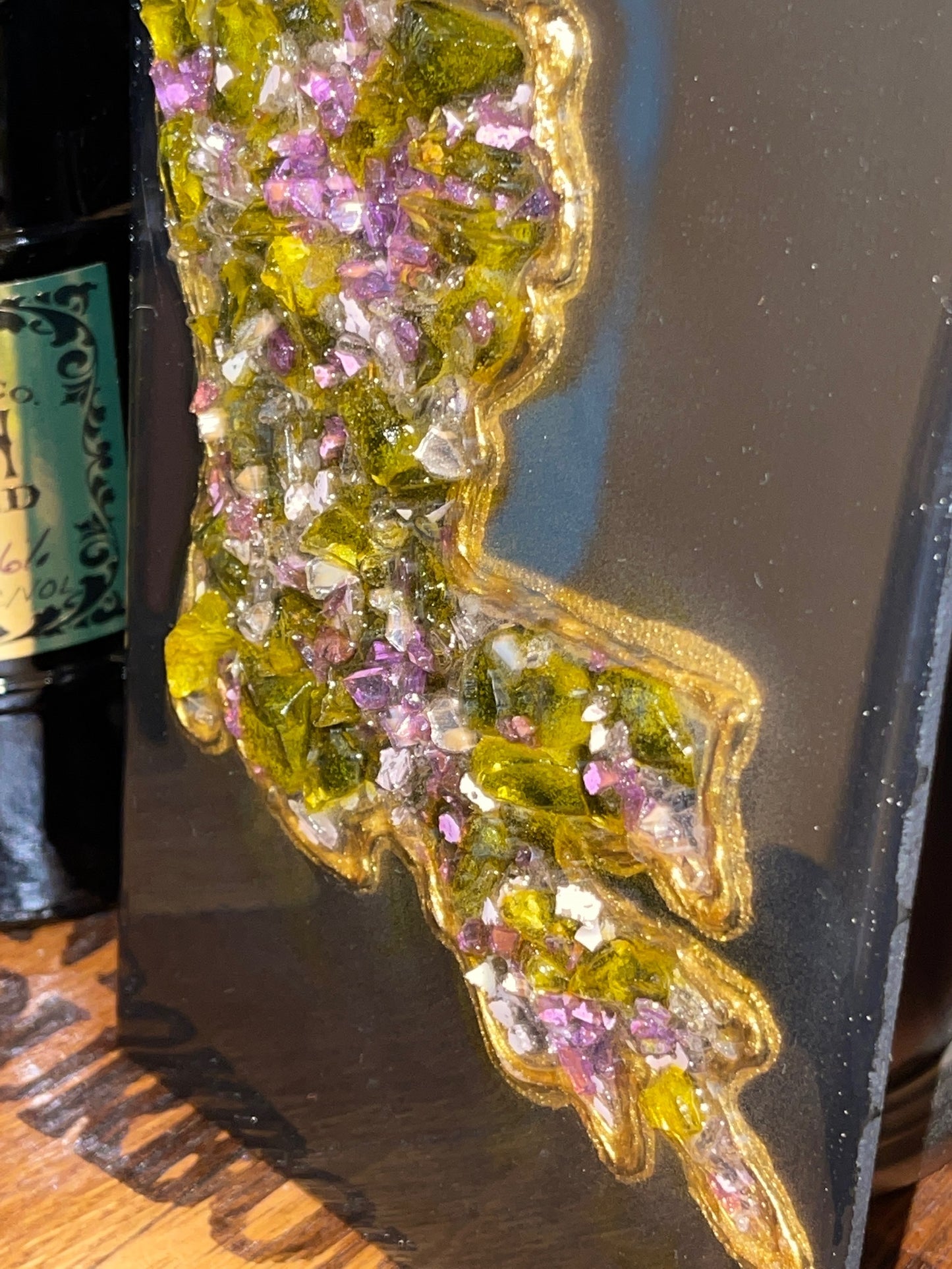 Louisiana Glass State Art 5X7