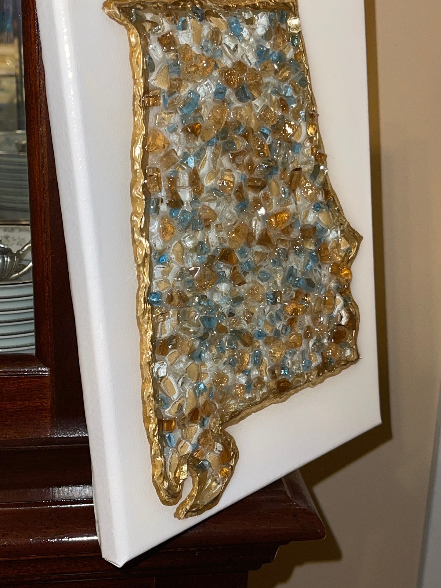 ALABAMA - Blue-Brown 11x14