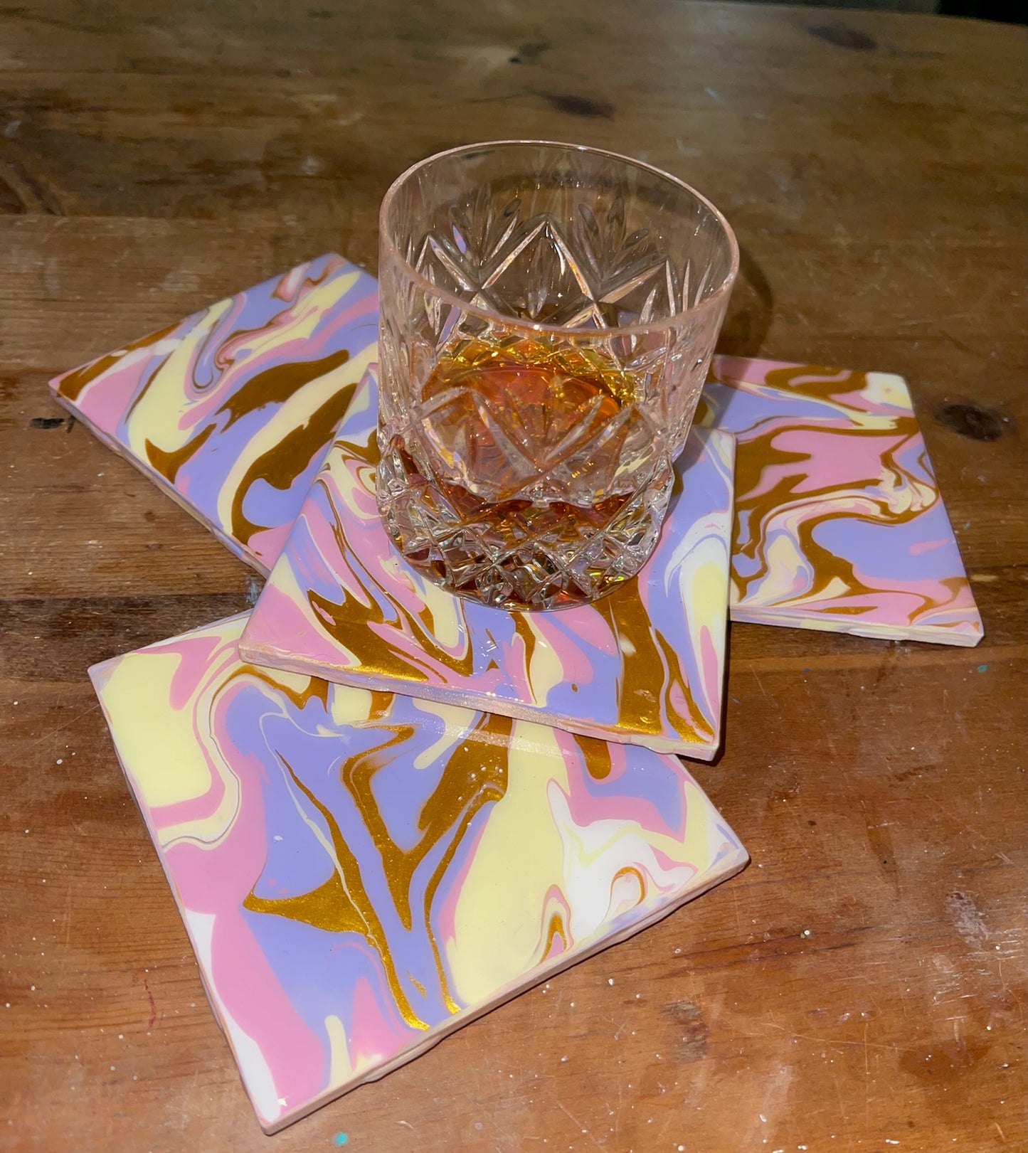 Coasters Pastels