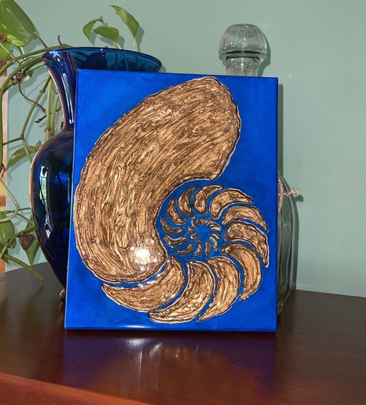 Seashell Mixed Media 8x10