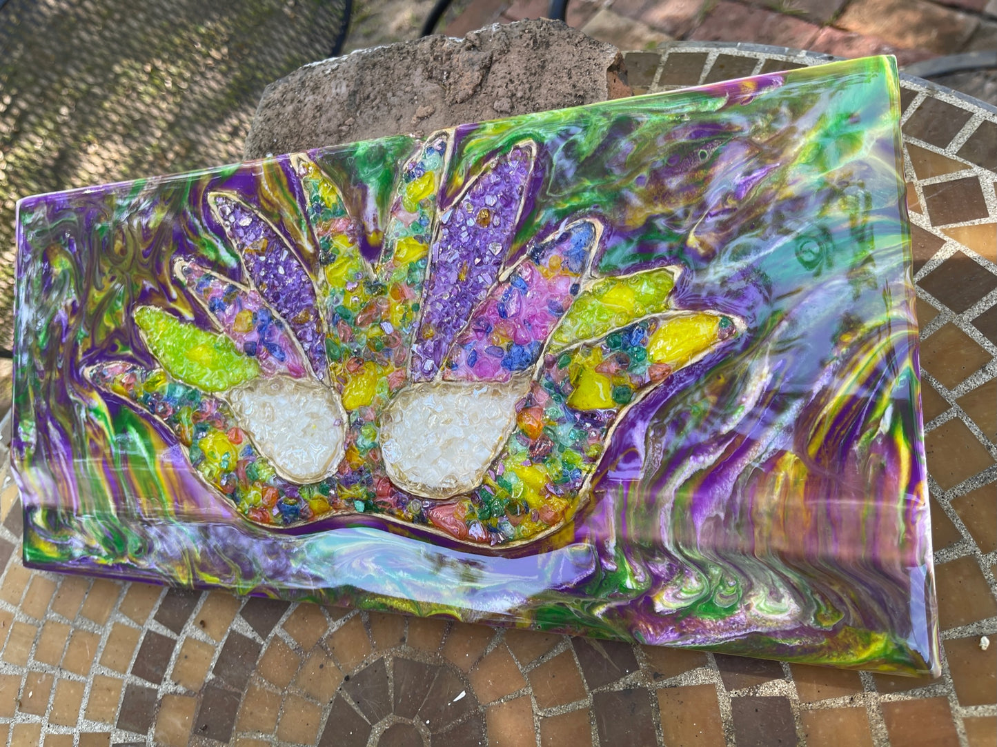 Mardi Gras Mask 7x15