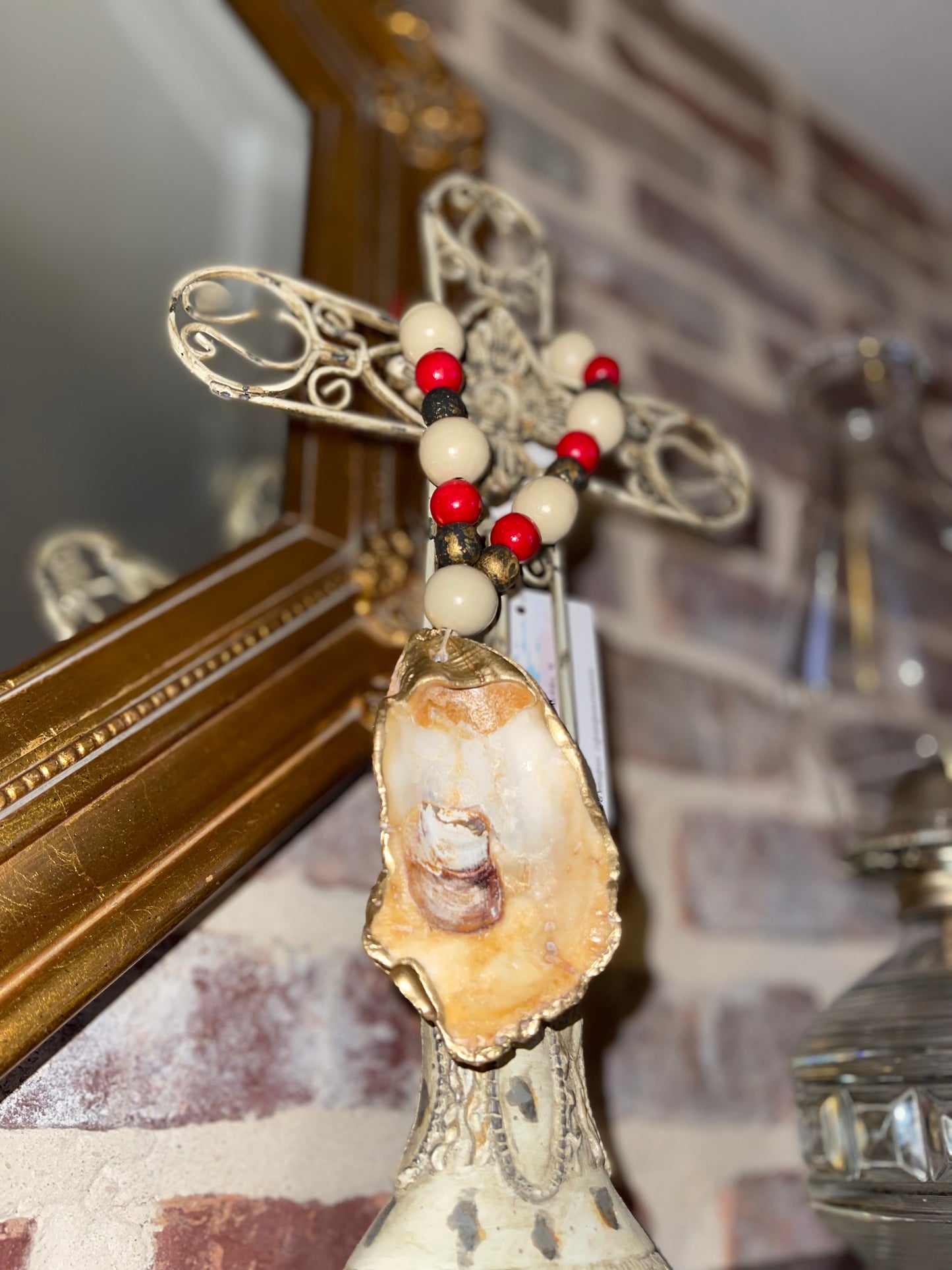 9.5" Blessing Beads - BlackRedTan