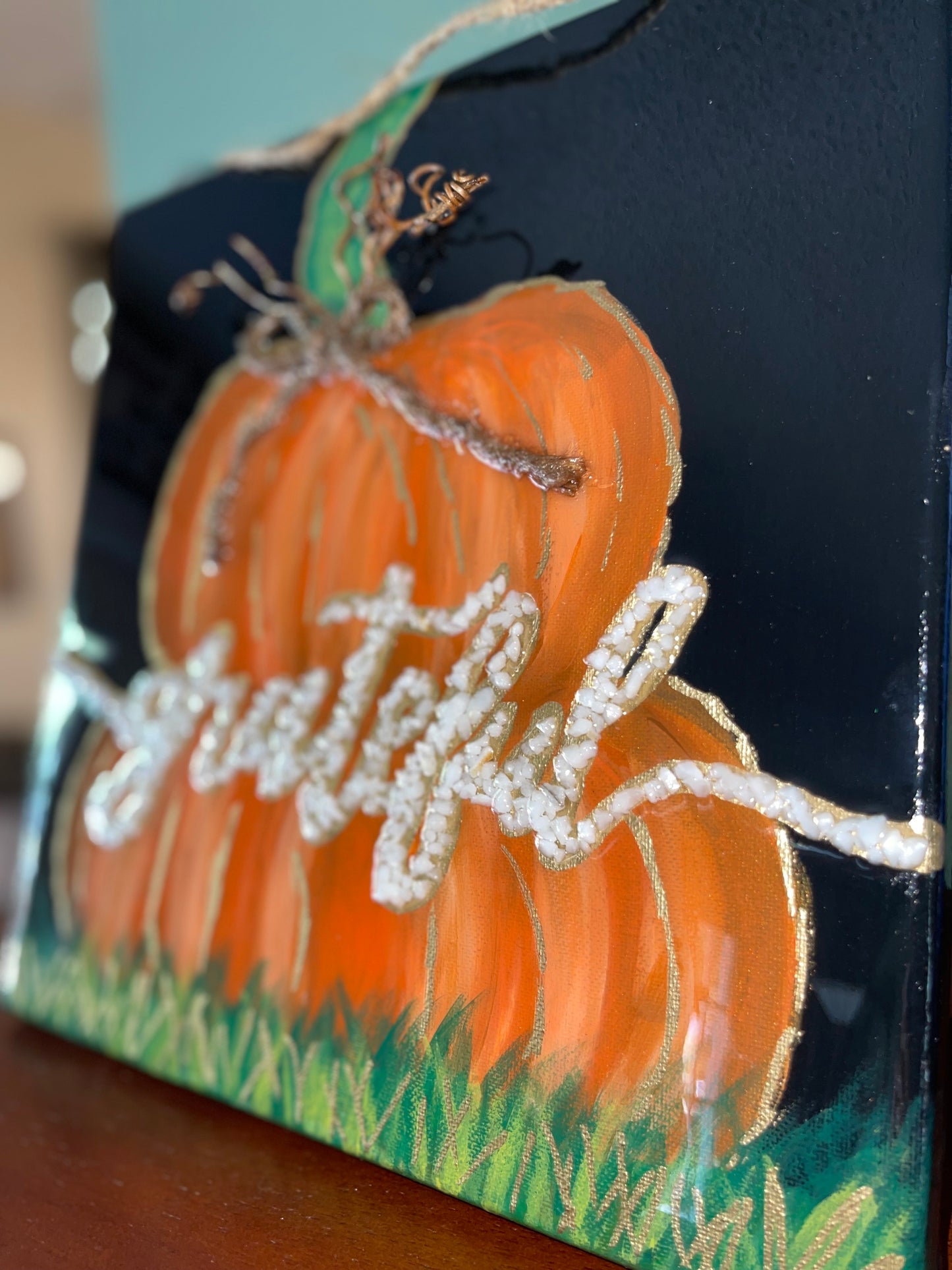 Pumpkin Grateful 12x12