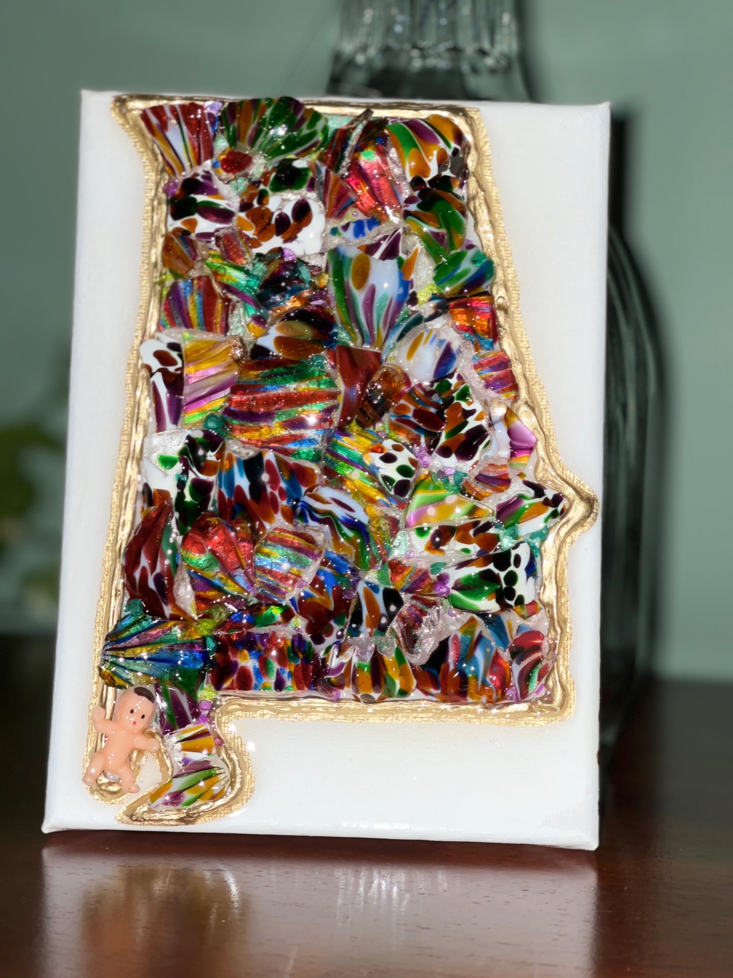 Alabama - Broken Mardi Gras 5x7
