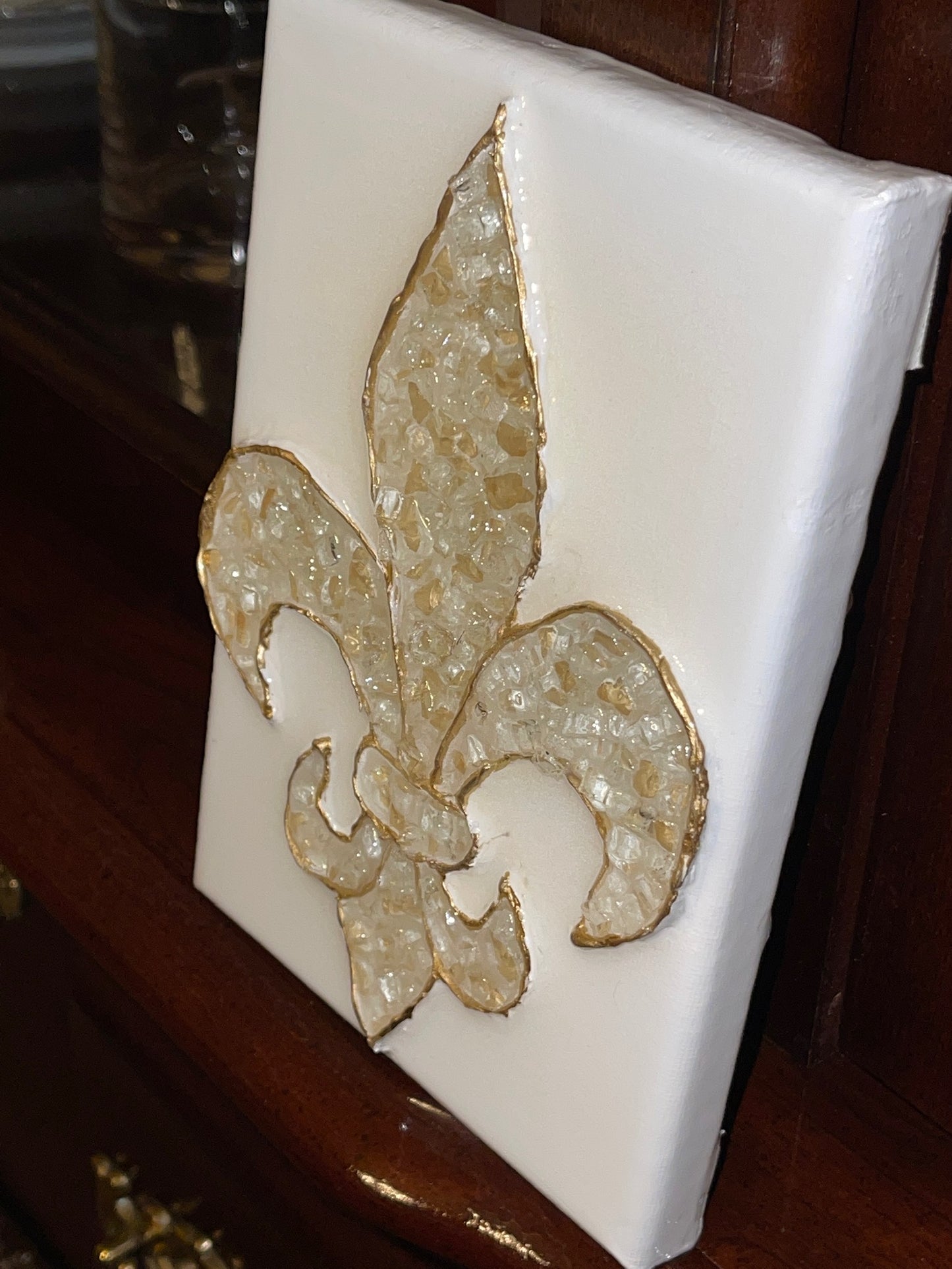 Fleur De Lis Clear 5x7