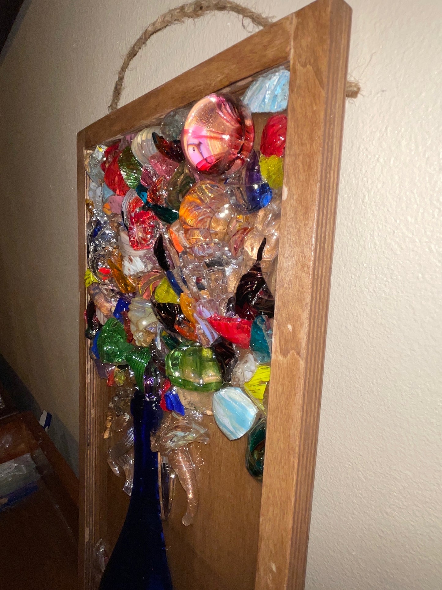 Wine Bottle Flower BOUQUET 10x20