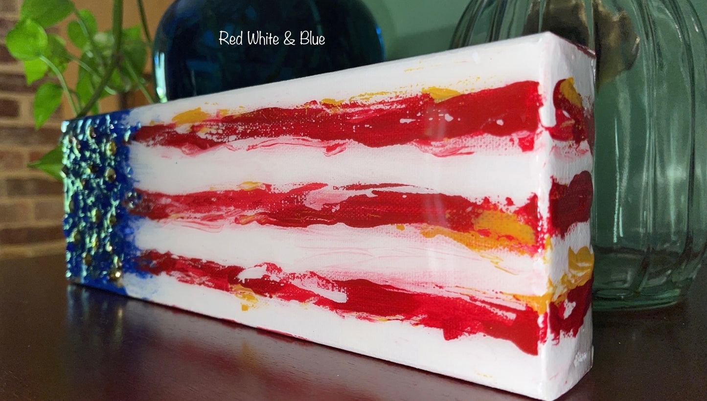 FLAG - USA Abstract 4x12