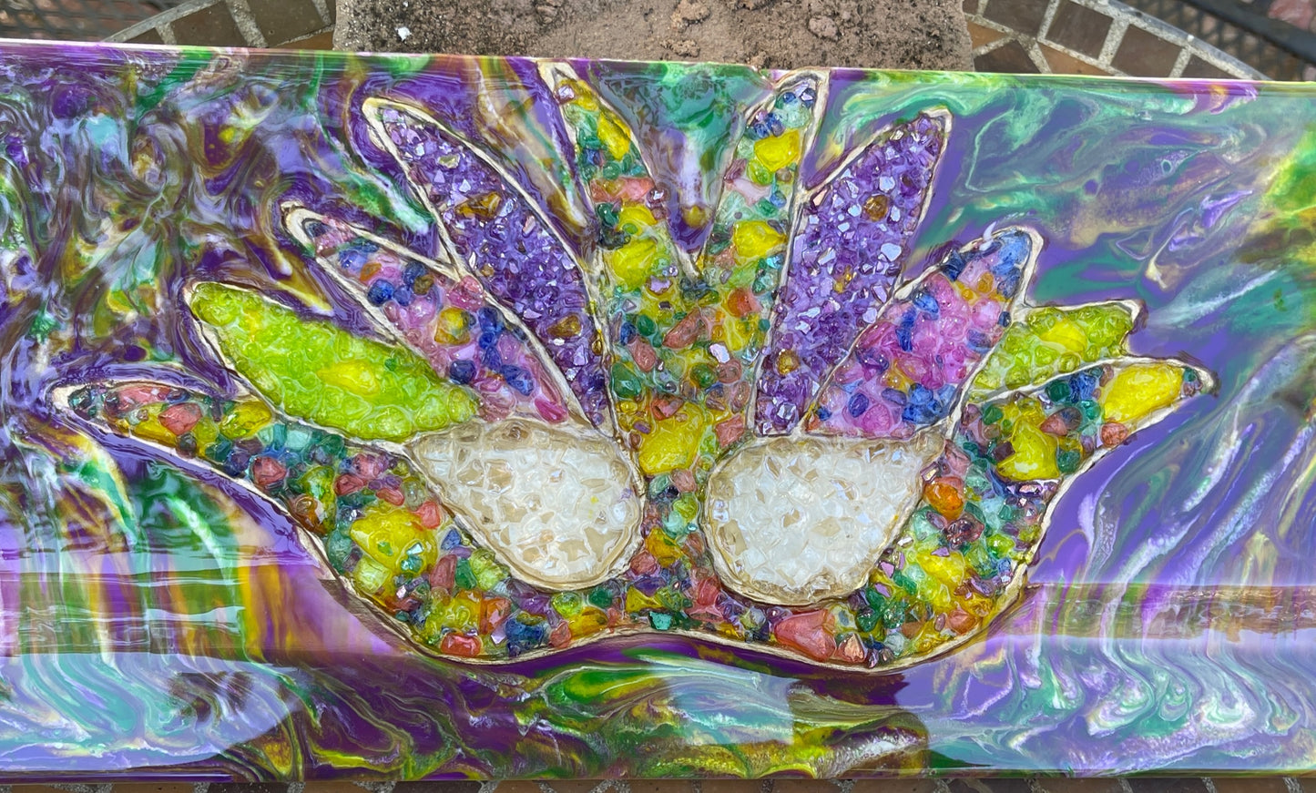 Mardi Gras Mask 7x15
