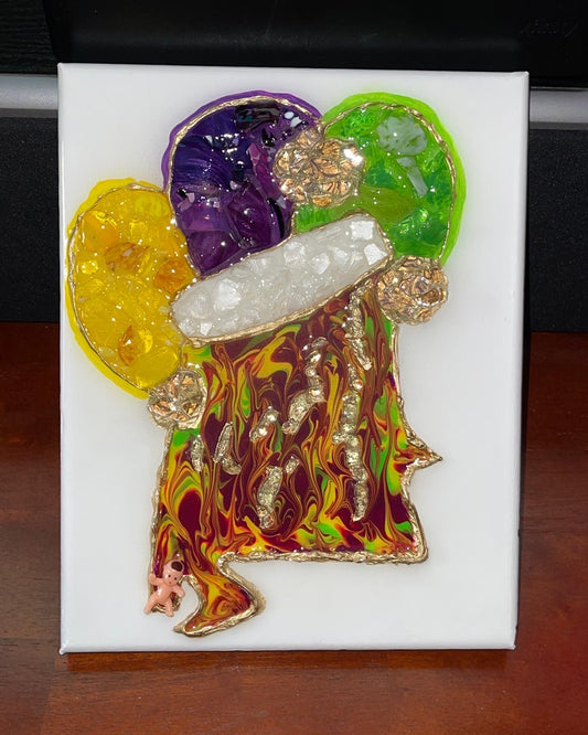 Alabama - Mardi Gras Jester 8x10