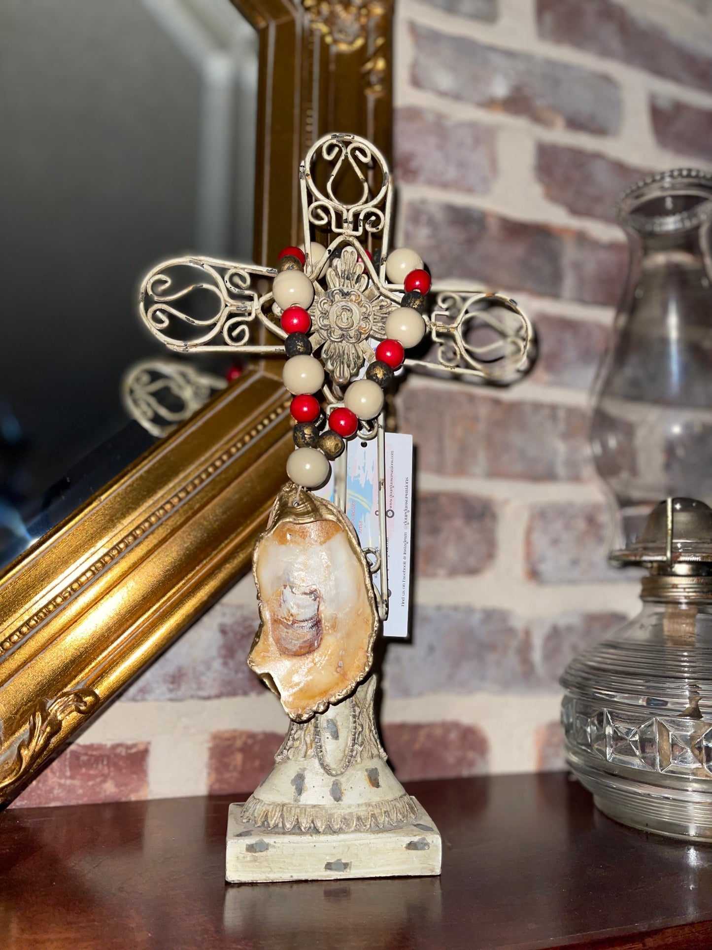 9.5" Blessing Beads - BlackRedTan