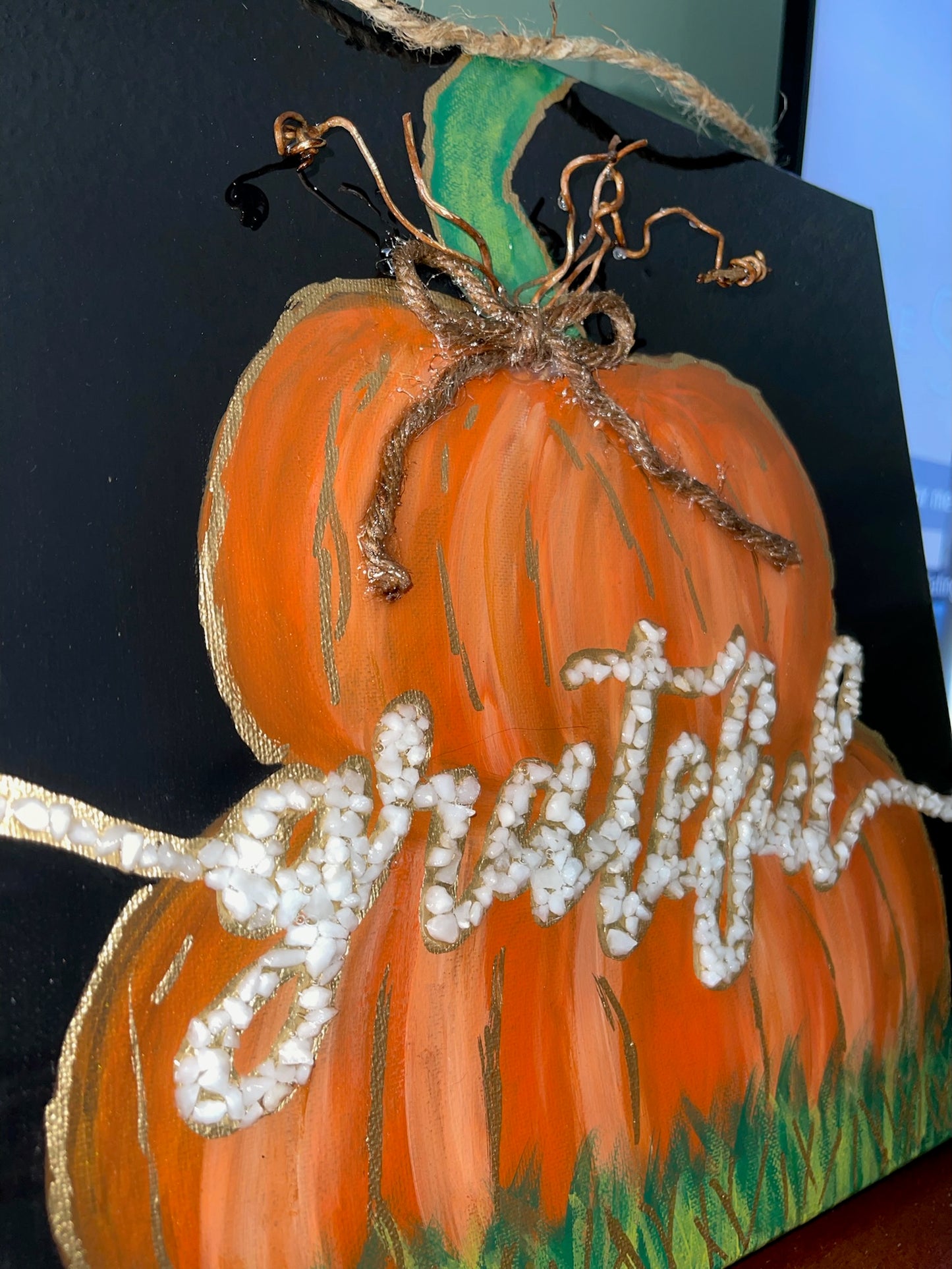 Pumpkin Grateful 12x12