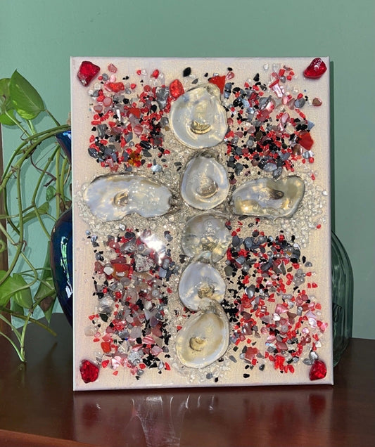 CROSS - OYS Shell & Glass - Bleeding Love 11X14