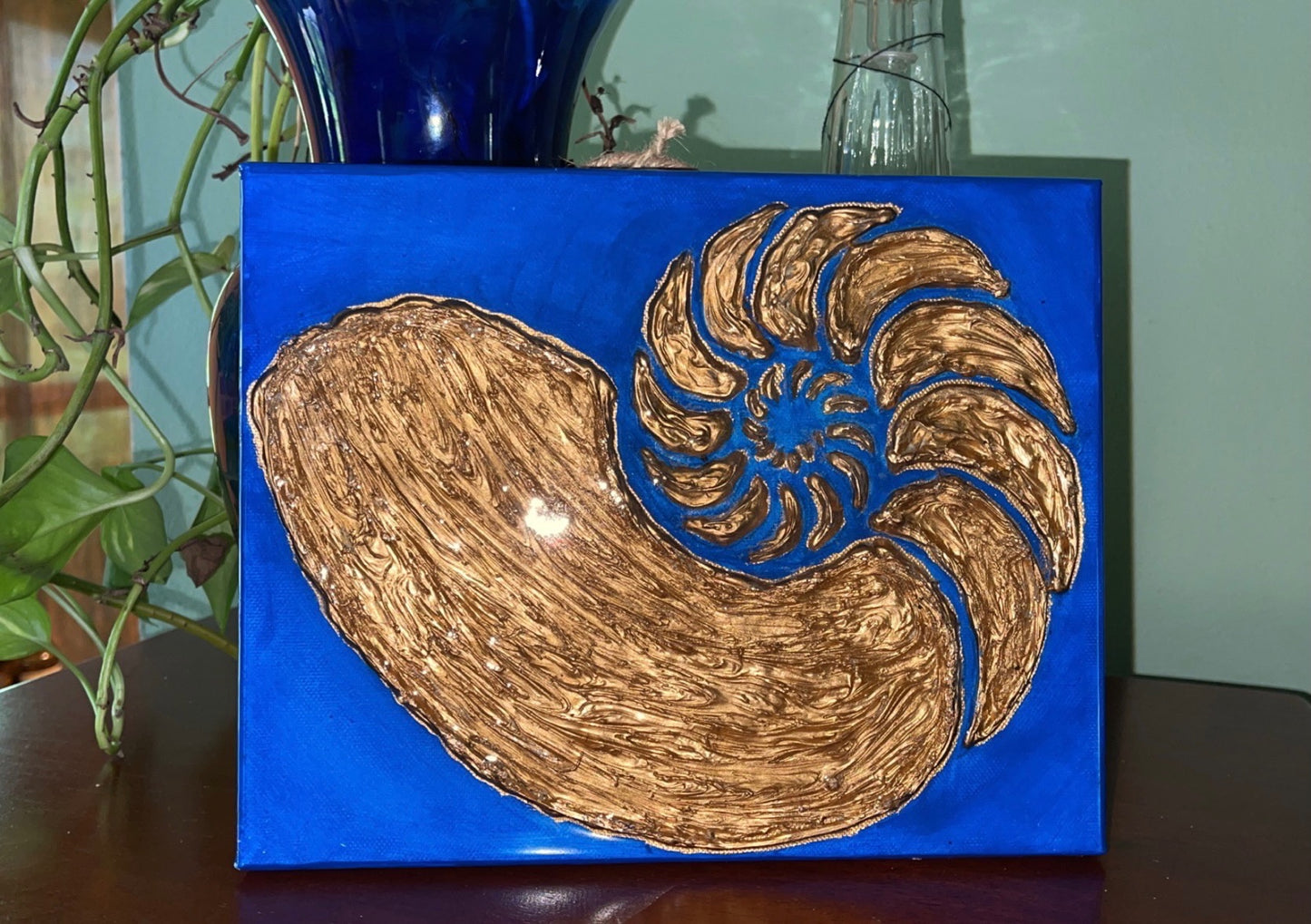 Seashell Mixed Media 8x10