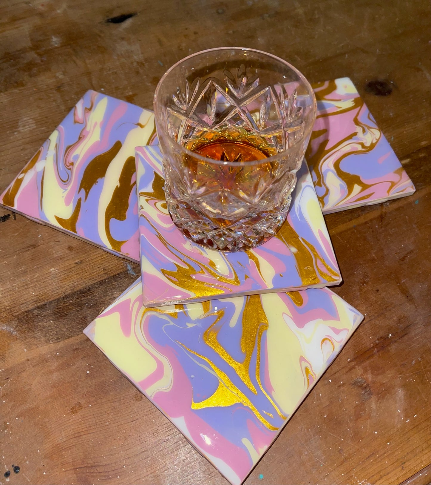 Coasters Pastels