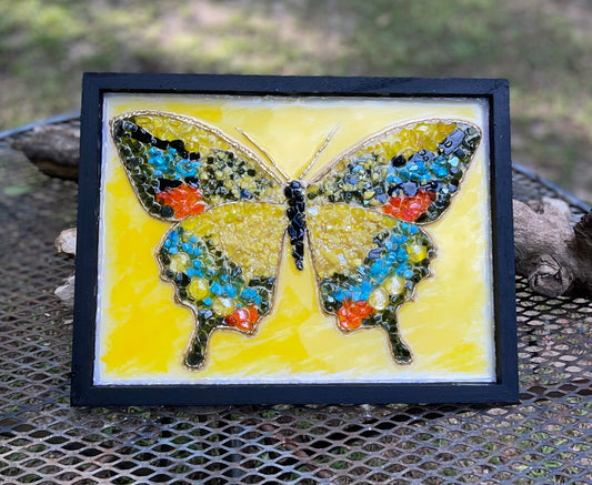 Black & Yellow Swallowtail Butterfly 12"X16"