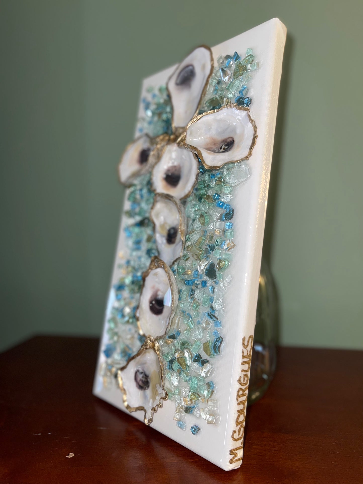 CROSS - OYS Shell & Glass - Blue/Clear/Green 7x14