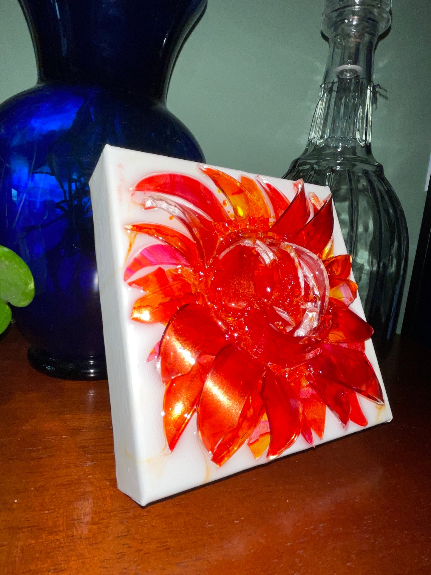 Red Rose Bleeding Love 6x6