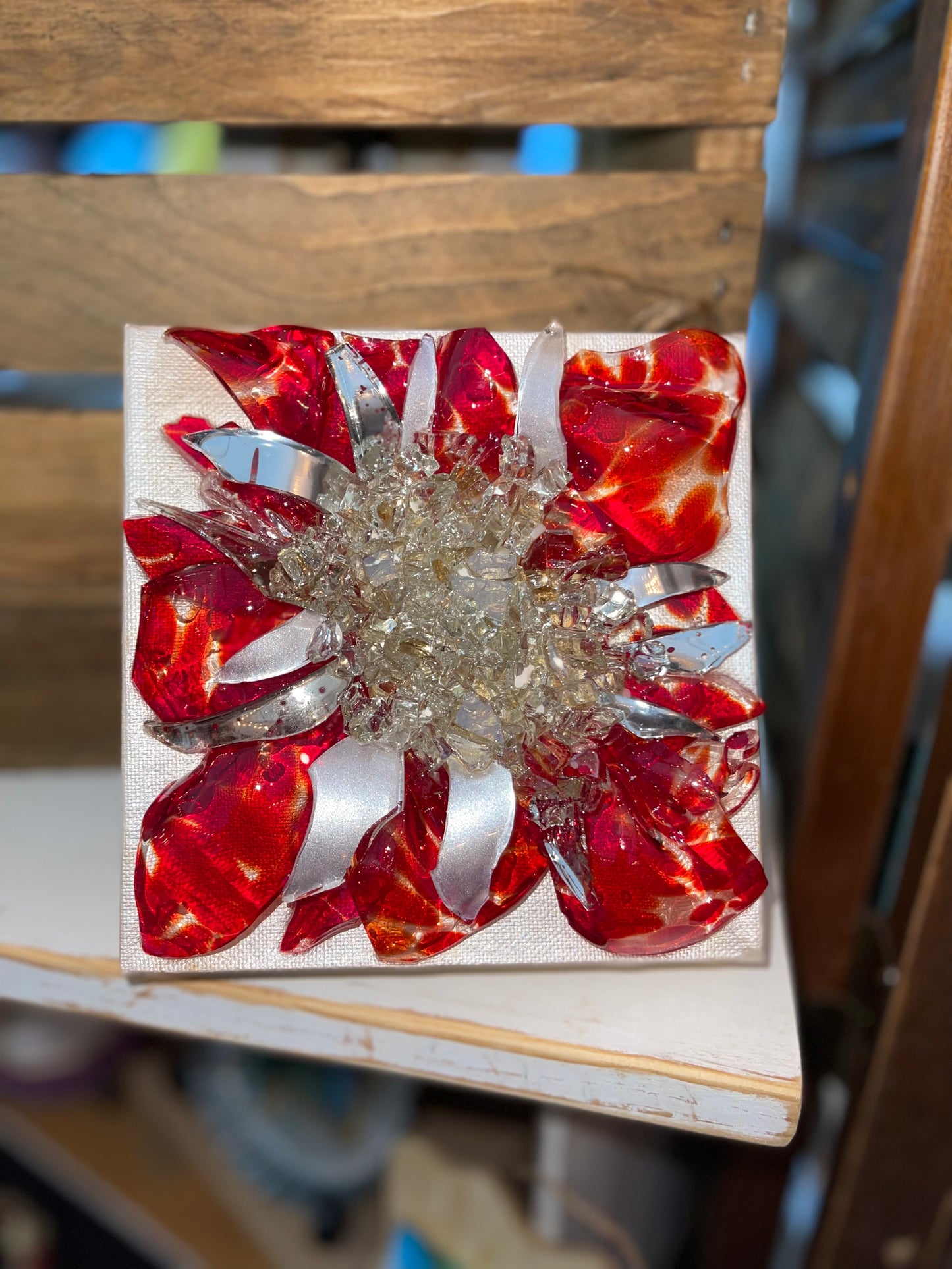 RED Sunflower 6x6
