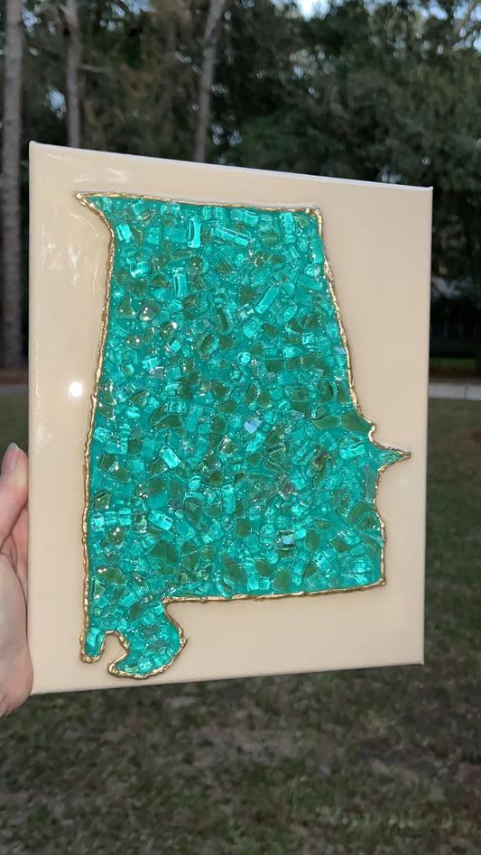 ALABAMA - Turquoise Sand 8x10