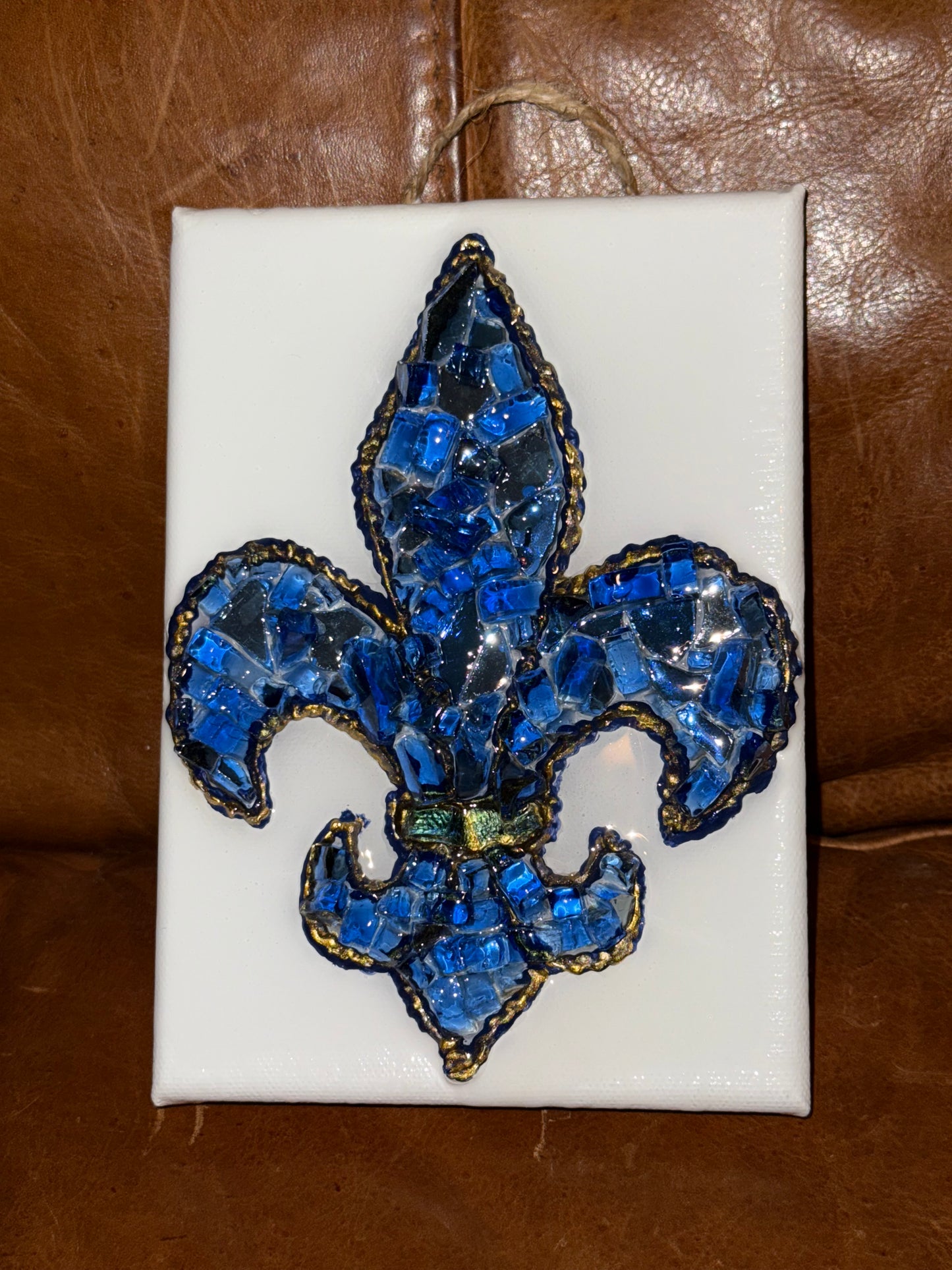 L-O-C-A-L SAINTS Fleur De Lis 5X7 - RC004