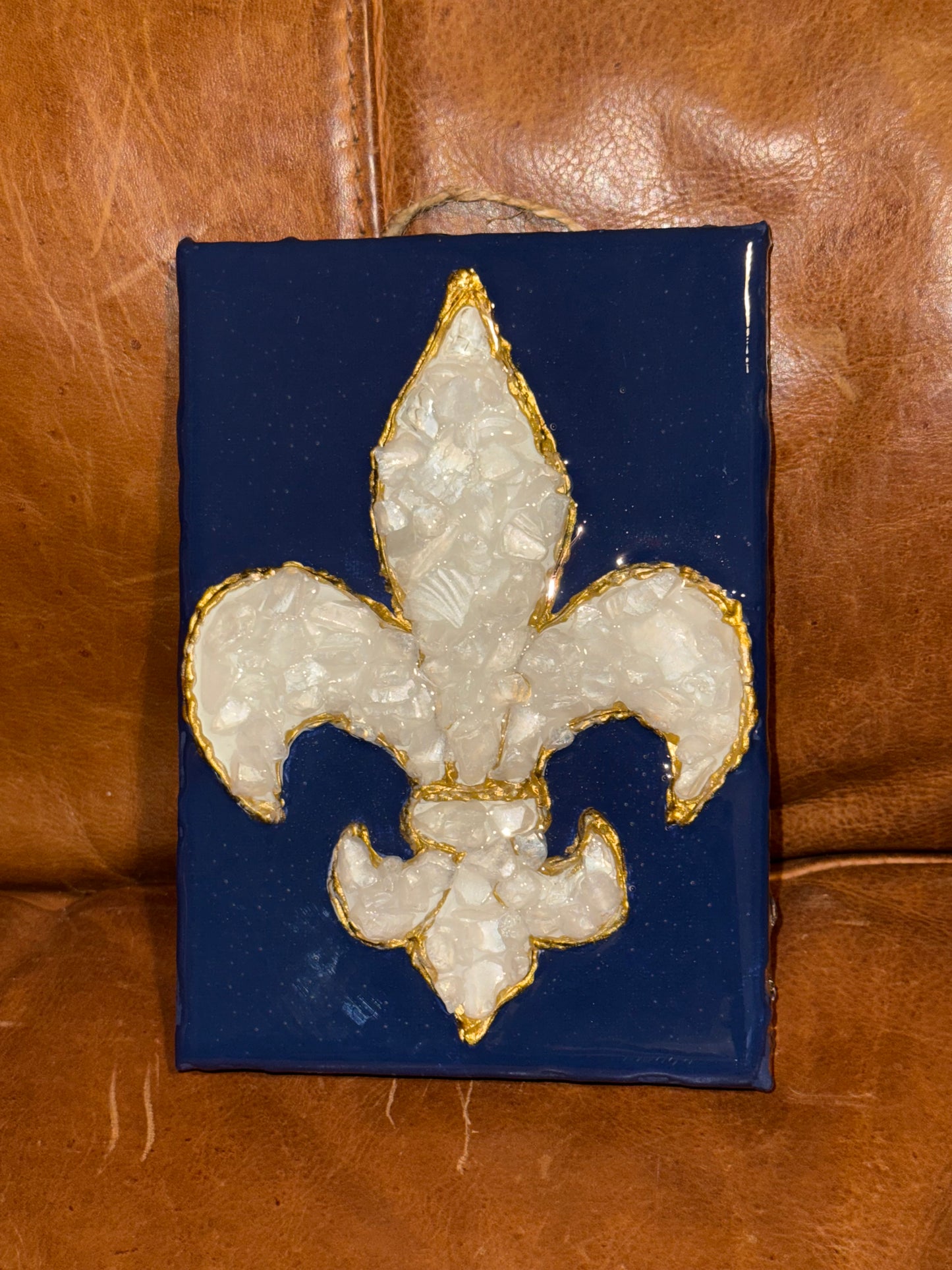 L-O-C-A-L SAINTS Fleur De Lis 5X7 - RC003