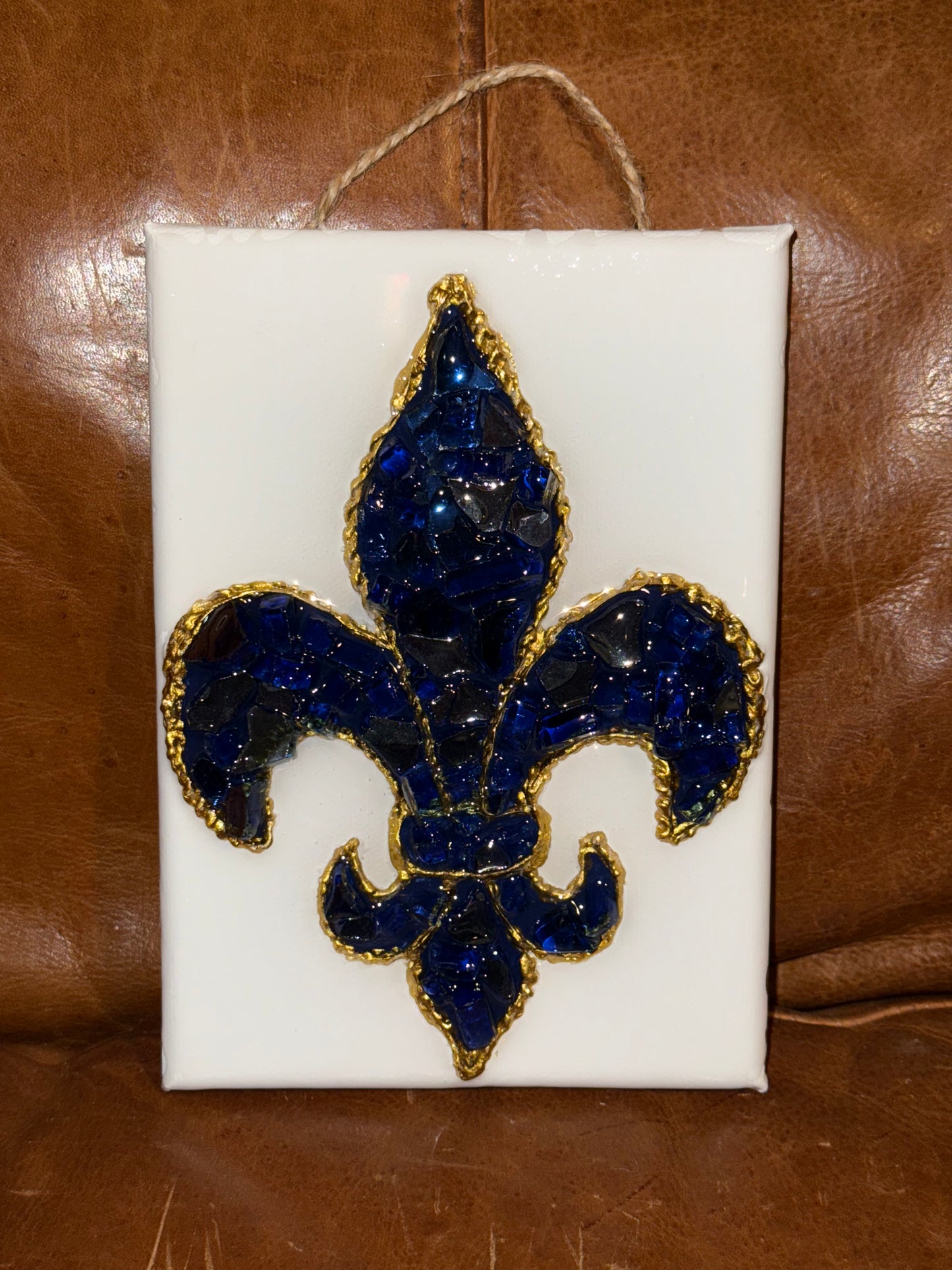 L-O-C-A-L SAINTS Fleur De Lis 5X7 - RC005