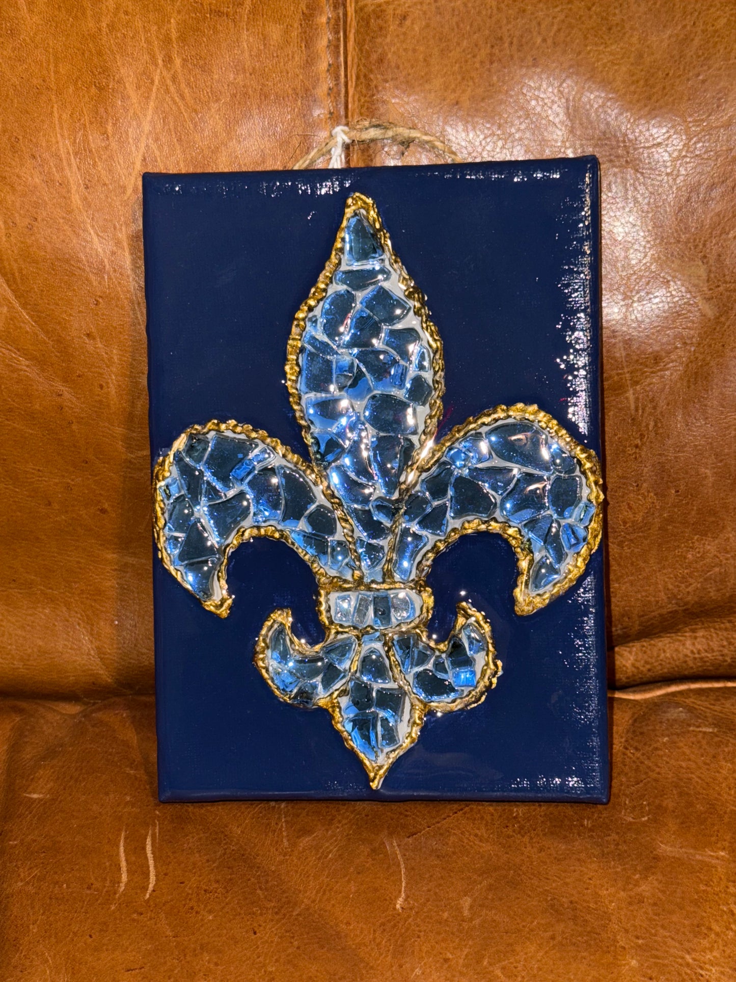 L-O-C-A-L SAINTS Fleur De Lis 5X7 - RC002