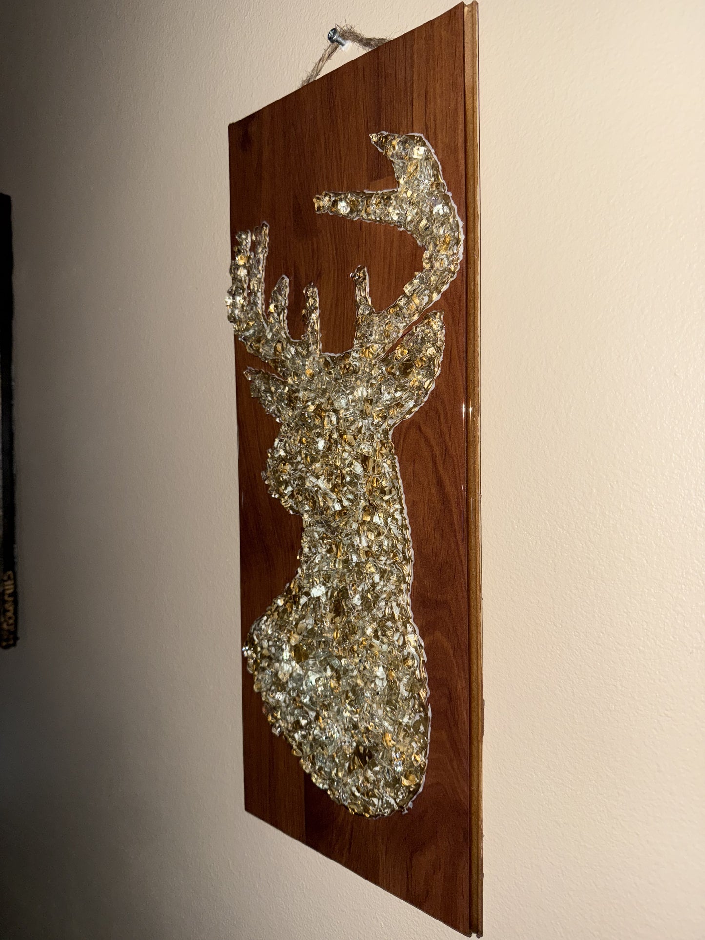 Deer Silhouette “IT IS GOLDEN” 7x20