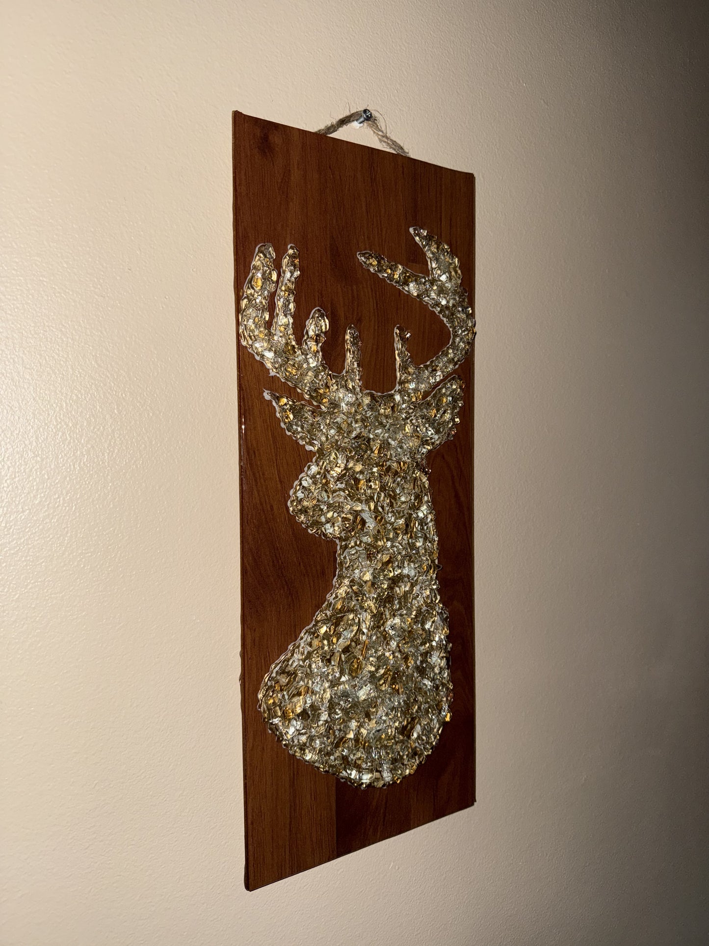 Deer Silhouette “IT IS GOLDEN” 7x20